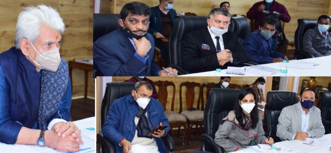 Lt Governor reviews IT Department’s Strategic & Policy initiatives towards Digital Mission