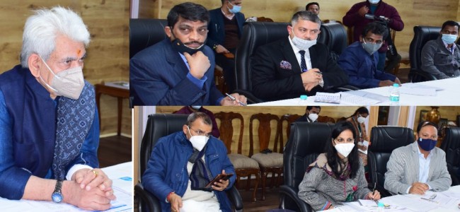Lt Governor reviews IT Department’s Strategic & Policy initiatives towards Digital Mission Lt Governor reviews IT Department’s Strategic & Policy initiatives towards Digital Mission