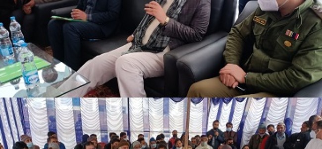 Navin Choudhary visits Uri; Reviews development scenario Navin Choudhary visits Uri; Reviews development scenario