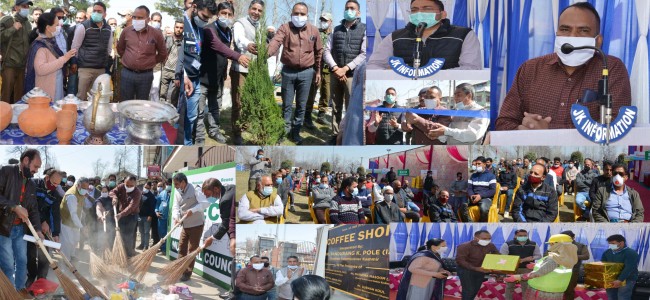 Div Com Kashmir kick-starts Cleanliness drive under SBA at Shopian Div Com Kashmir kick-starts Cleanliness drive under SBA at Shopian