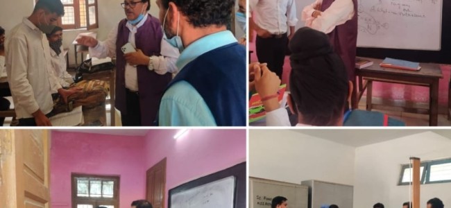Principal Secretary SED pays surprise visit to Govt Boys Higher Secondary School, Bishnah Principal Secretary SED pays surprise visit to Govt Boys Higher Secondary School, Bishnah