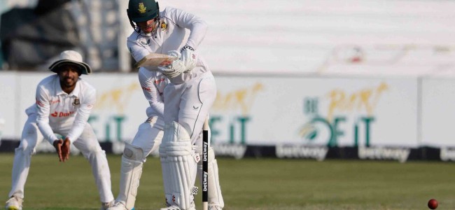 Elgar, Bavuma give South Africa early edge over Bangladesh Elgar, Bavuma give South Africa early edge over Bangladesh