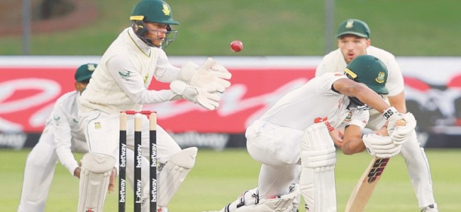 Spinners strike thrice as Bangladesh crumble in chase against South Africa Spinners strike thrice as Bangladesh crumble in chase against South Africa