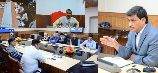 Chief Secretary reviews Power, water scenario in JK Chief Secretary reviews Power, water scenario in JK