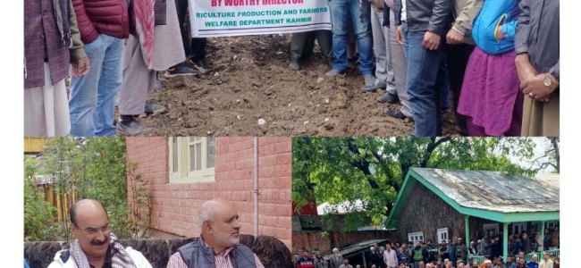 Director Agriculture Kashmir kick starts valley-wide Kharif Campaign 2022 from Tangdhar Kupwara Director Agriculture Kashmir kick starts valley-wide Kharif Campaign 2022 from Tangdhar Kupwara