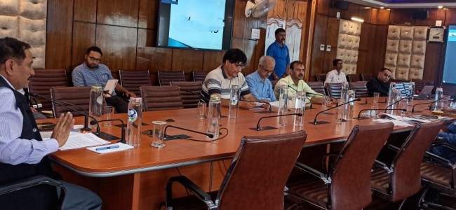 Advisor Bhatnagar chairs 85th BoDs of JKRTC Advisor Bhatnagar chairs 85th BoDs of JKRTC