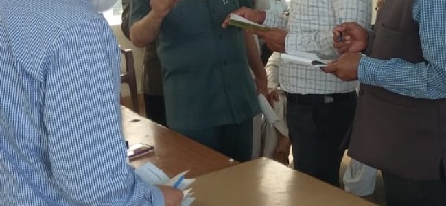 Comm Secy Revenue visits Hajj House Srinagar; takes stock of Hajj arrangements Comm Secy Revenue visits Hajj House Srinagar; takes stock of Hajj arrangements