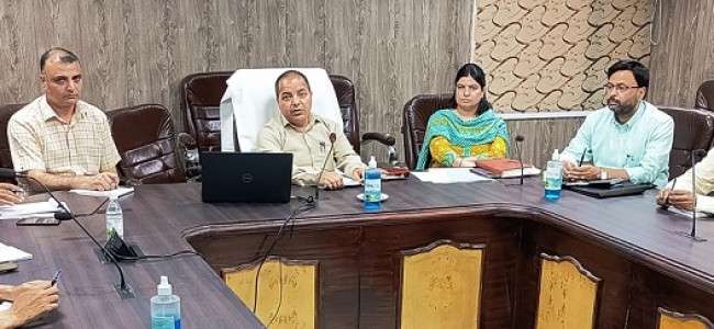 Dir Horticulture discusses road map for implementation of schemes Dir Horticulture discusses road map for implementation of schemes