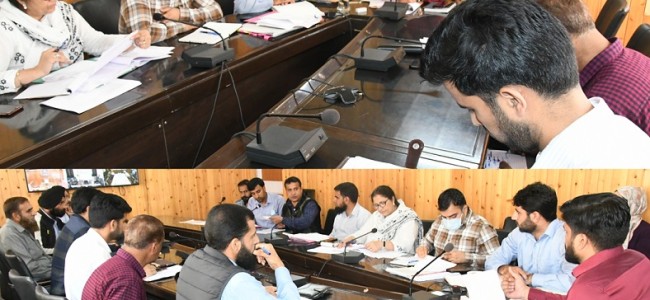 Implementation of ABD programme discussed at Ganderbal Implementation of ABD programme discussed at Ganderbal