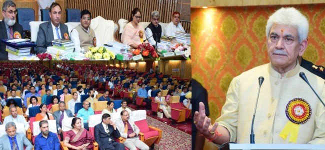 Lt Governor inaugurates National Seminar on “Agriculture and More: Beyond 4.0”, hosted by SKUAST-K