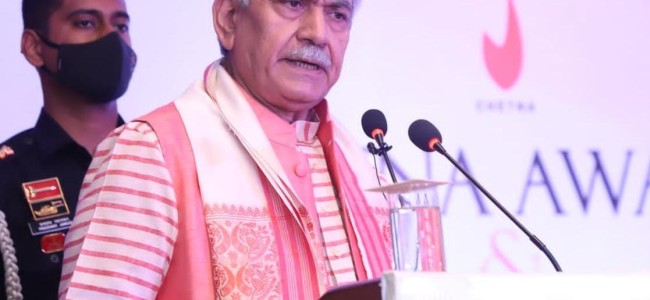 Lt Governor attends Chetna Awards-2022 ceremony at New Delhi Lt Governor attends Chetna Awards-2022 ceremony at New Delhi