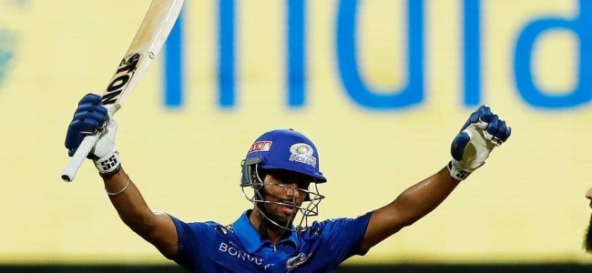 Sams, Tilak shine as Mumbai Indians beat Chennai Super Kings Sams, Tilak shine as Mumbai Indians beat Chennai Super Kings