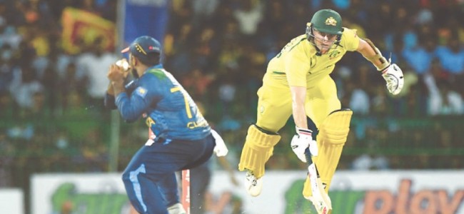 Australia edge past Sri Lanka to clinch T20 series Australia edge past Sri Lanka to clinch T20 series