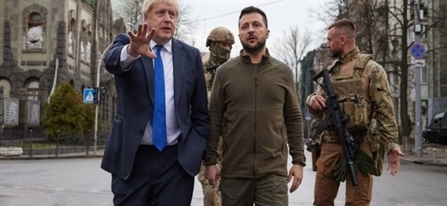 Zelenskyy, Johnson meet on defense, security issues