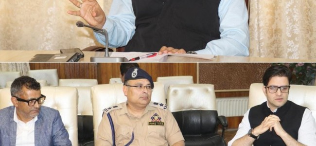 DC Srinagar chairs Regional Transport Authority Meet DC Srinagar chairs Regional Transport Authority Meet
