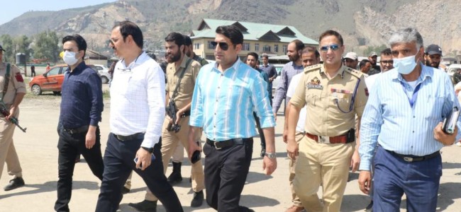 SAJY-2022: DC Srinagar finalises arrangements at Yatra Transit Camp Panthachowk SAJY-2022: DC Srinagar finalises arrangements at Yatra Transit Camp Panthachowk