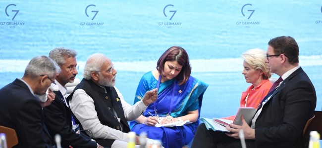 PM Modi meets European Commission Prez on sidelines of G-7 Summit