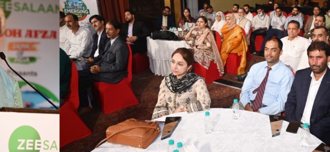 Lt Governor addresses Zee Salaam Conclave- “Emerging Jammu Kashmir”