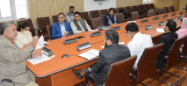 Pr. Secy SDD reviews progress on formulation of Panchayat Level Skill Plans Pr. Secy SDD reviews progress on formulation of Panchayat Level Skill Plans