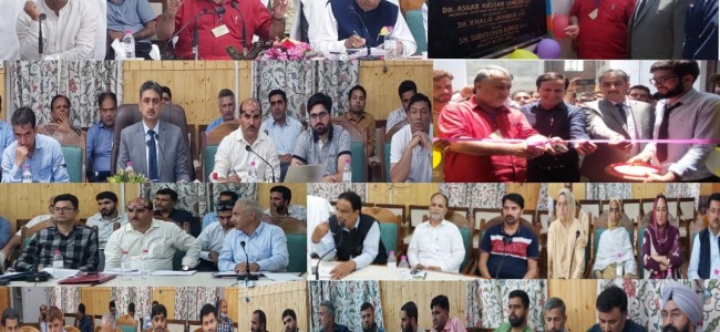 Samoon visits Kupwara, inaugurates GPC Karihama, reviews dev profile, inspects AYUSH Centre, ITI Kupwara