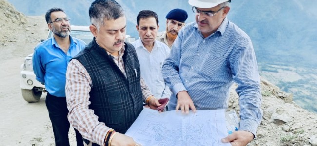 Secretary visits limestone mines in Kashmir; Reviews ongoing extraction works Secretary visits limestone mines in Kashmir; Reviews ongoing extraction works