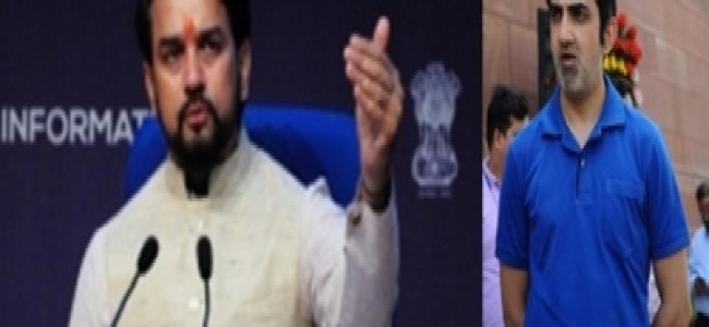 Anurag Thakur, Gautam Gambhir hail Neeraj Chopra as he sets national record Anurag Thakur, Gautam Gambhir hail Neeraj Chopra as he sets national record