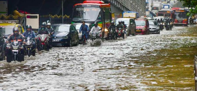 Heavy rains in Mumbai amid orange alert, public transport services unaffected