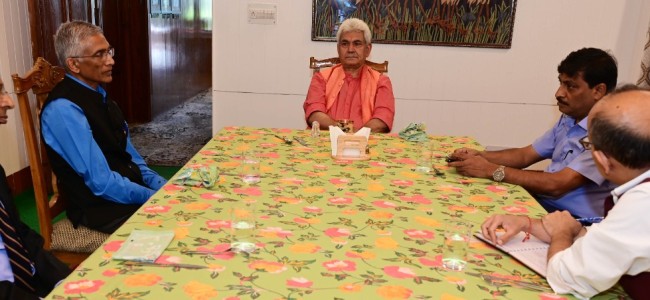 CEO NITI Aayog meets Lt Governor CEO NITI Aayog meets Lt Governor