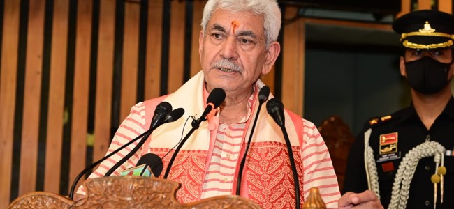 Lt Governor addresses the valedictory session of multi-stakeholder convention on holistic development of agriculture & allied sectors in J&K UT Lt Governor addresses the valedictory session of multi-stakeholder convention on holistic development of agriculture & allied sectors in J&K UT