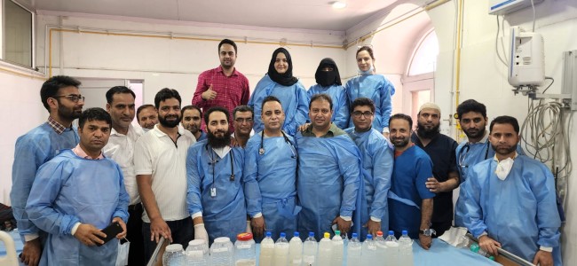 Whole Lung Lavage performed first time in J&K for treatment of a rare Lung-disease