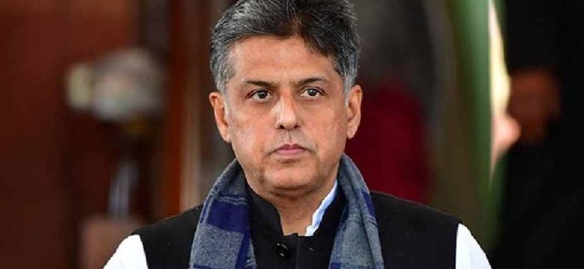 Congress MP Manish Tewari wants electoral rolls for party president poll to be publicly available