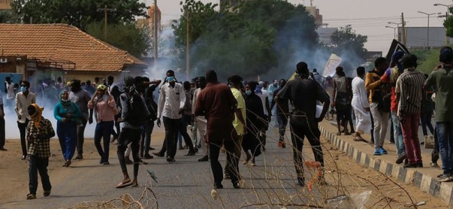 Thousands take to streets in Sudan to protest military rule Thousands take to streets in Sudan to protest military rule
