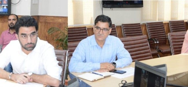CS takes first hand appraisal of JJM works virtually CS takes first hand appraisal of JJM works virtually