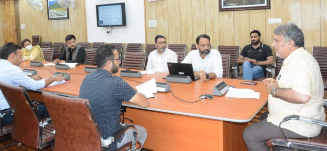 Pr. Secy SDD reviews progress on finalisation of Action Plan for Skill Mapping across J&K Pr. Secy SDD reviews progress on finalisation of Action Plan for Skill Mapping across J&K