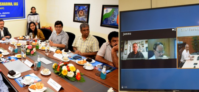Secretary MEITY interacts with Chief Secretary Secretary MEITY interacts with Chief Secretary