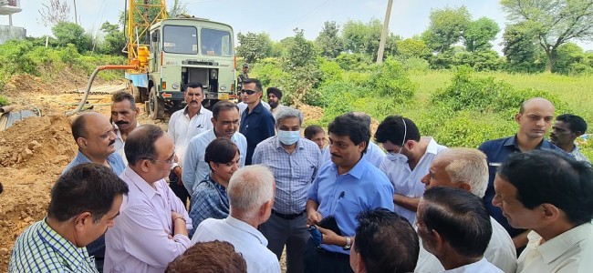 Chief Secretary visits Samba, assesses development works under JJM Chief Secretary visits Samba, assesses development works under JJM