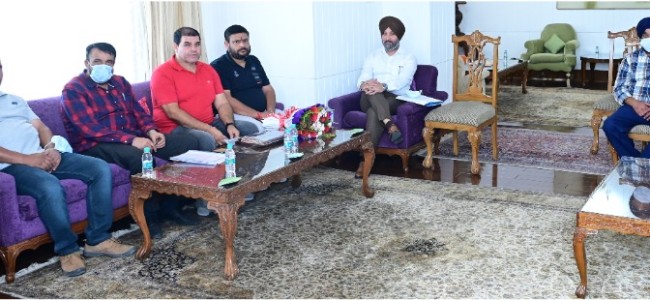 Chairman, All J&K Transport Welfare Association calls on Lt Governor Chairman, All J&K Transport Welfare Association calls on Lt Governor