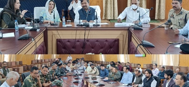Principal Secretary H&UDD reviews arrangements ahead of VVIP visit Principal Secretary H&UDD reviews arrangements ahead of VVIP visit