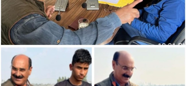 Director Agriculture Kashmir Monitors Saffron picking operations Director Agriculture Kashmir Monitors Saffron picking operations