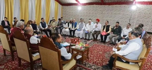 19 delegations meet Union HM Amit Shah at Raj Bhawan 19 delegations meet Union HM Amit Shah at Raj Bhawan