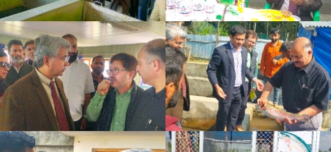 Union Joint Secretary Fisheries visits Anantnag: Reviews PMMSY, other schemes Union Joint Secretary Fisheries visits Anantnag: Reviews PMMSY, other schemes