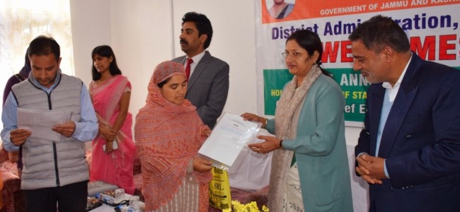 Union MoS Education Annpurna Devi concludes tour of Budgam Union MoS Education Annpurna Devi concludes tour of Budgam
