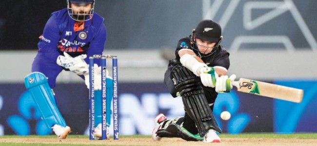 Latham’s ton helps New Zealand down India in first ODI