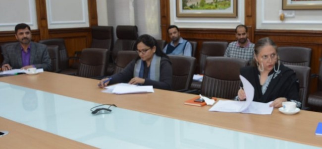 CS chairs meeting of EC, approves 8.35 Cr action plan of Rehabilitation Council