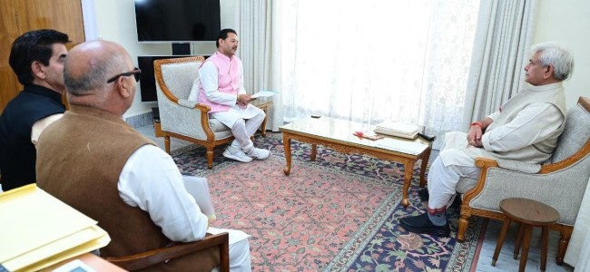 Dy Mayor JMC calls on Lt Governor Dy Mayor JMC calls on Lt Governor