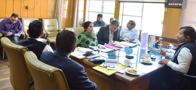Dheeraj discusses implementation of action plans under AMRUT-2.0 in J&K Dheeraj discusses implementation of action plans under AMRUT-2.0 in J&K
