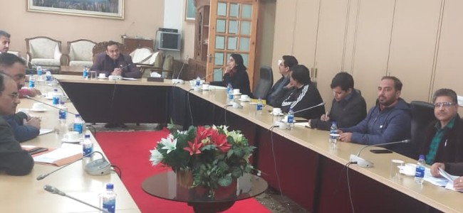 Saurabh Bhagat chairs review meeting on Kashmir Startup Expo Saurabh Bhagat chairs review meeting on Kashmir Startup Expo
