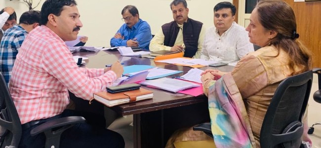 Sheetal Nanda takes stock of post SSR Exercise at Kathua Sheetal Nanda takes stock of post SSR Exercise at Kathua