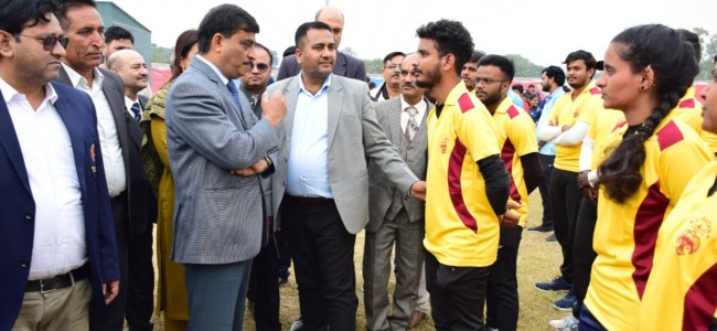 Chief Secretary declares 33rd Sr National Tennis Ball Cricket Championship open Chief Secretary declares 33rd Sr National Tennis Ball Cricket Championship open