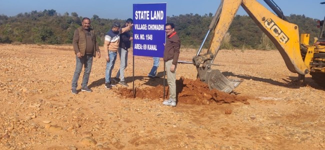 Jammu Administration retrieves several hundred Kanal state land across 5 Tehsils